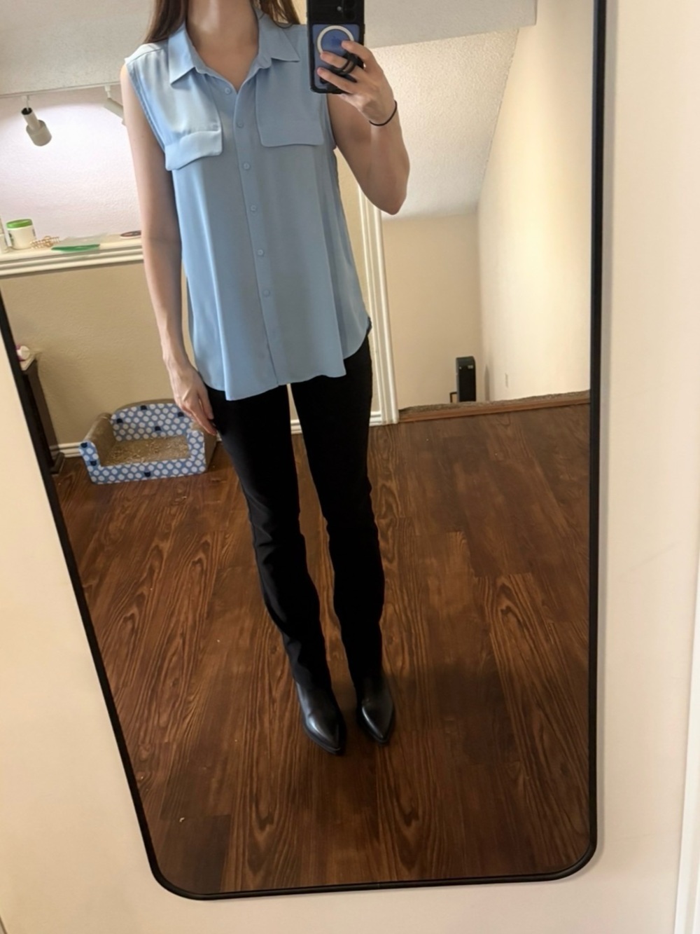 Worthington Light Blue Blouse